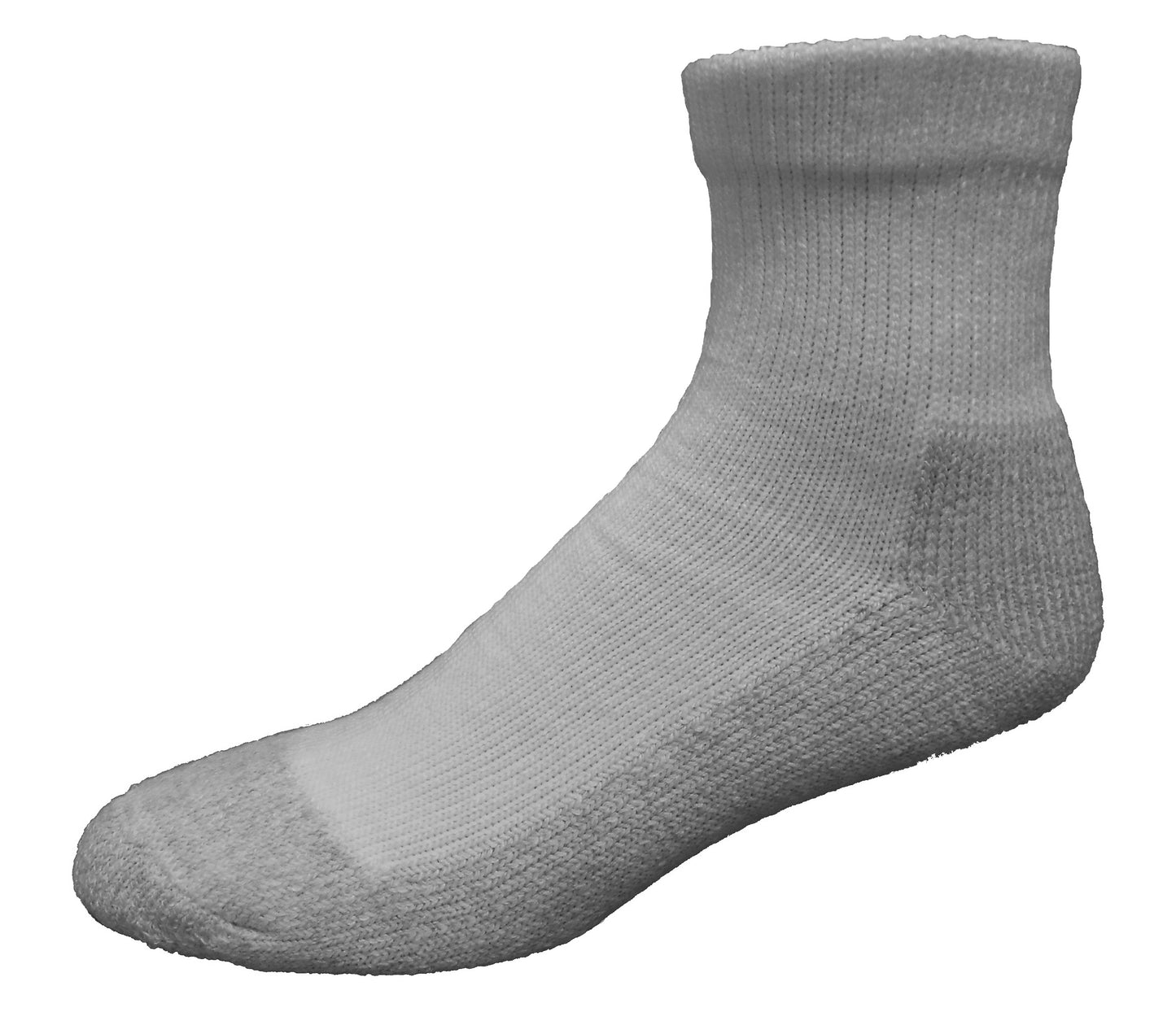 NEW Cushee Socks™ Ankle Socks, Triple Thick w/ grey bottom