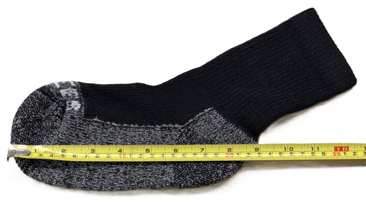 Cushees Comfort™ Crew Socks, Triple Thick w/ grey bottom