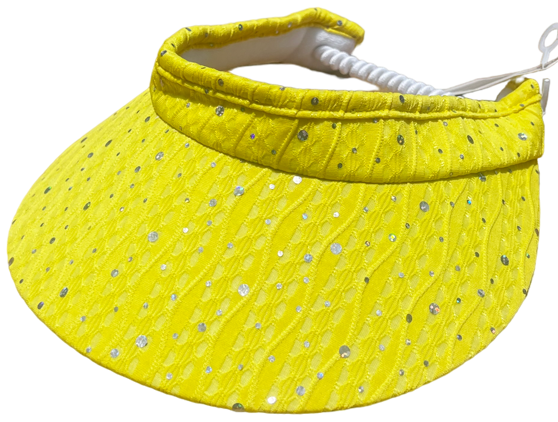 Cushees Comfort™ Sparkle Coil Back Visor (621)