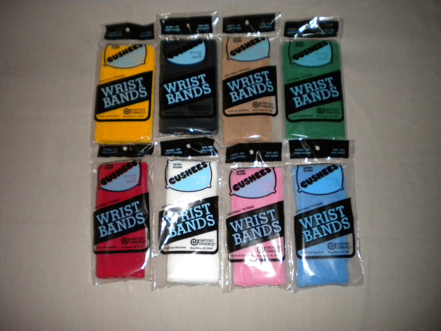Cushees Comfort™ Wristbands, Single Wide (3")