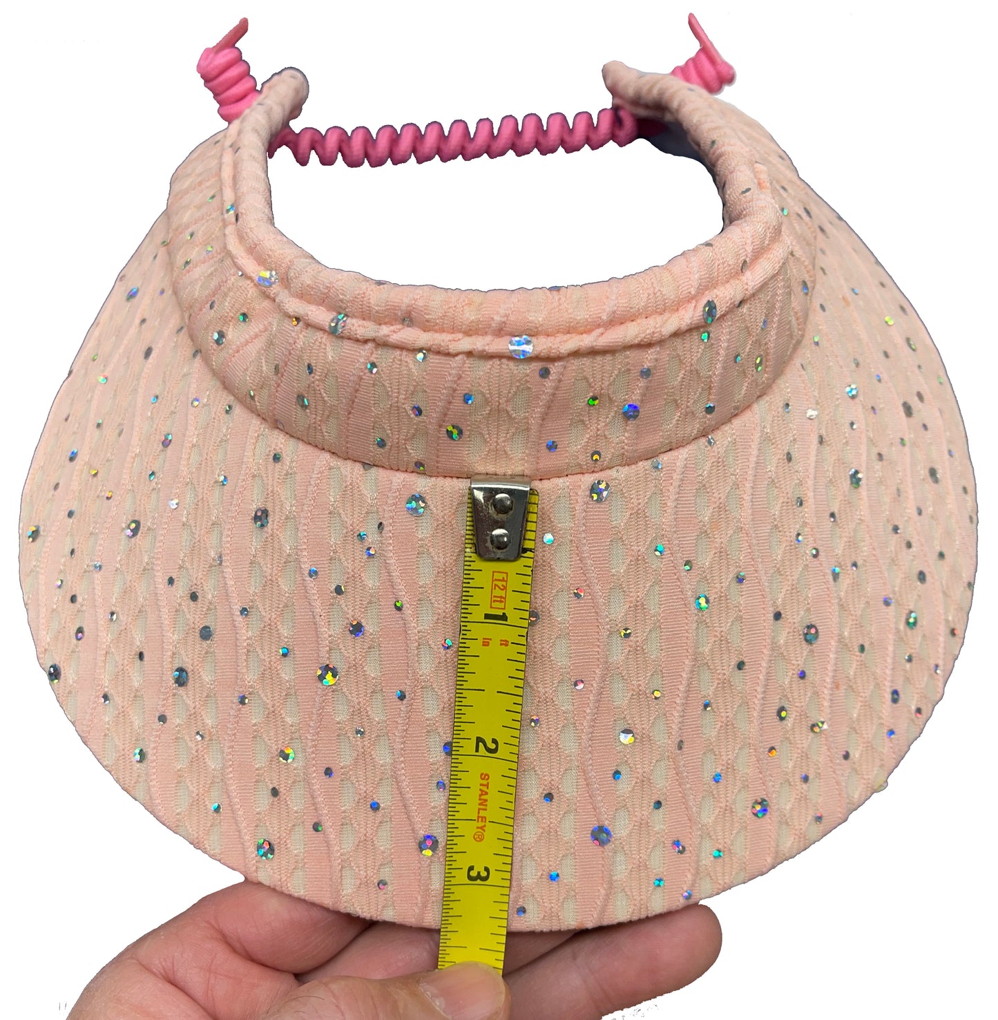 Cushees Comfort™ Sparkle Coil Back Visor (621)