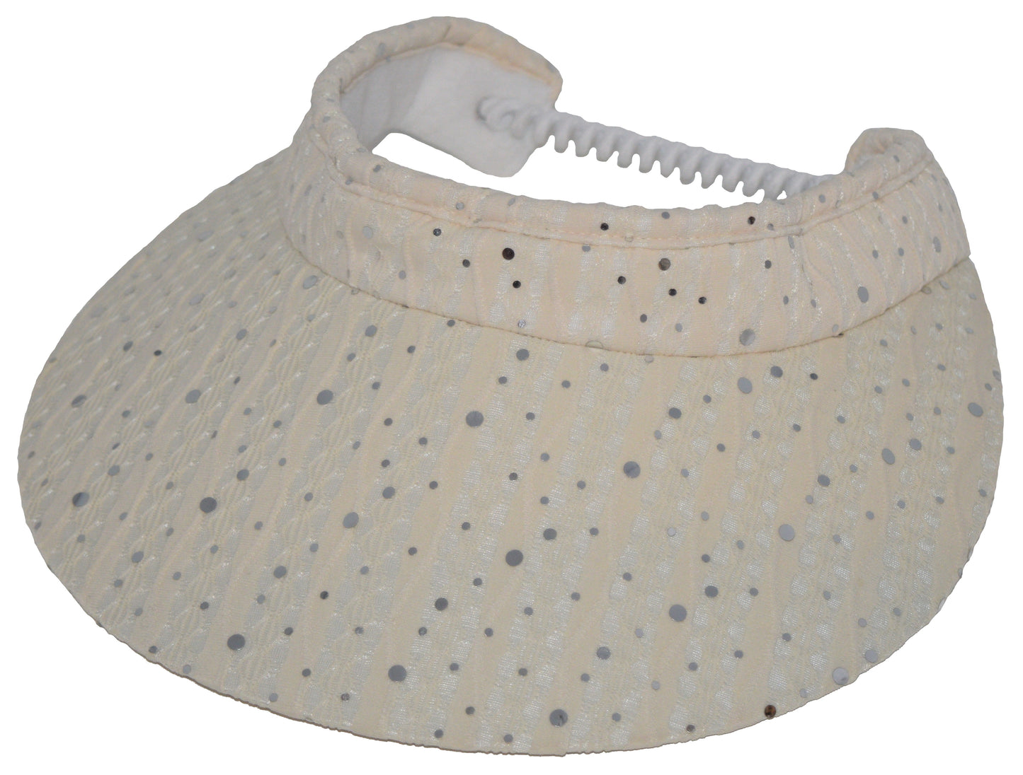 Cushees Comfort™ Sparkle Coil Back Visor (621)
