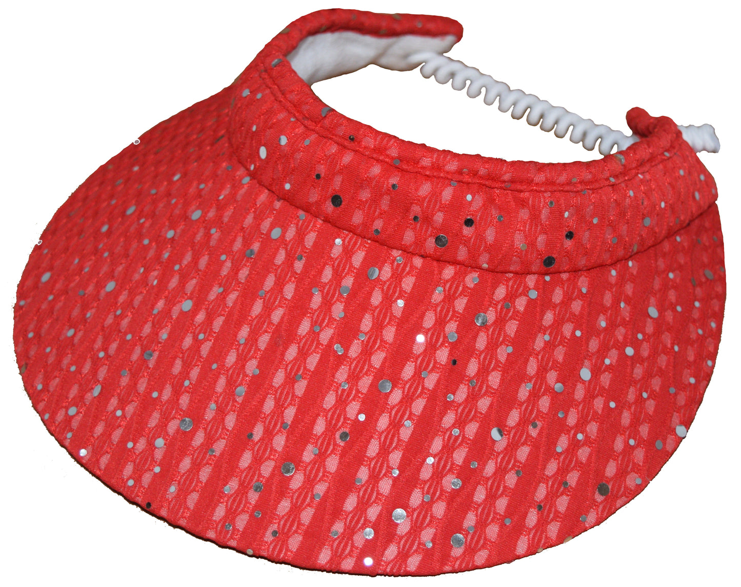Cushees Comfort™ Sparkle Coil Back Visor (621)