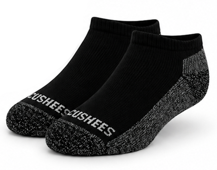Cushee Socks™ Mini, Triple Thick w/ Grey bottom