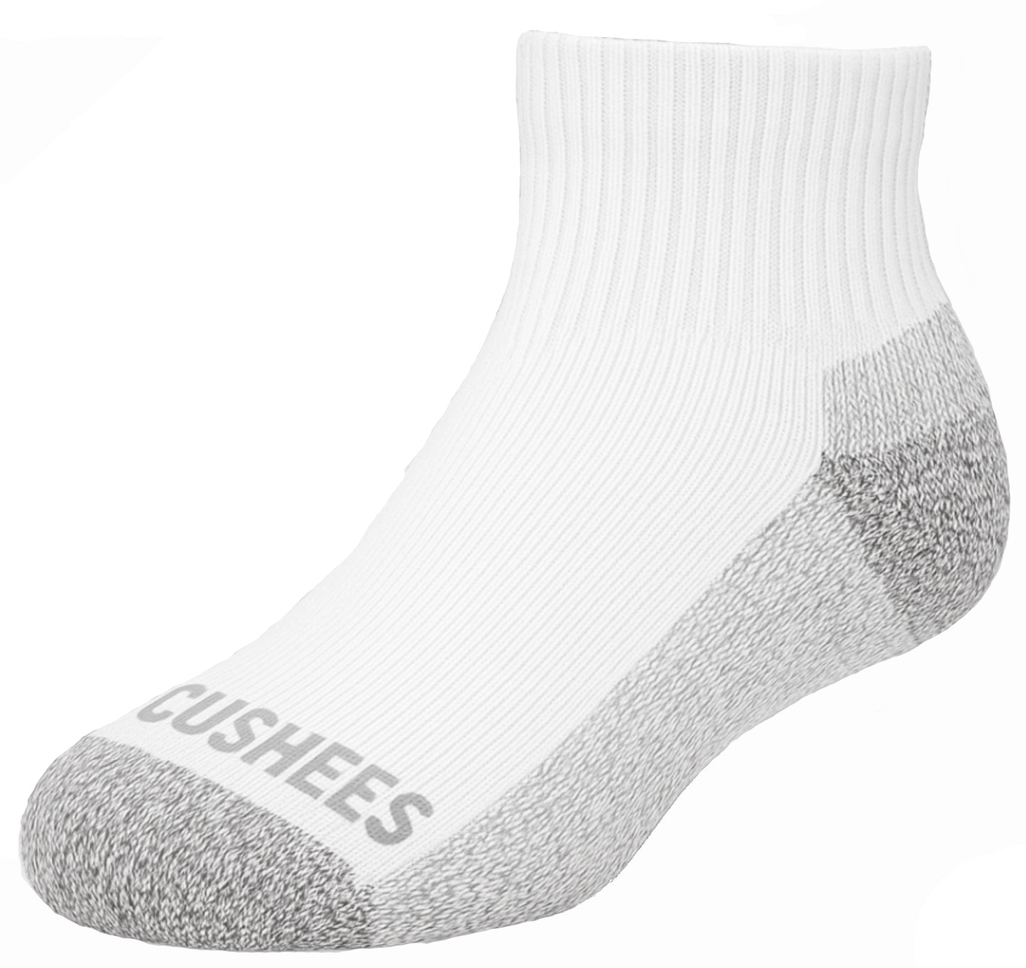 NEW Cushee Socks™ Ankle Socks,  Triple Thick w/ grey bottom