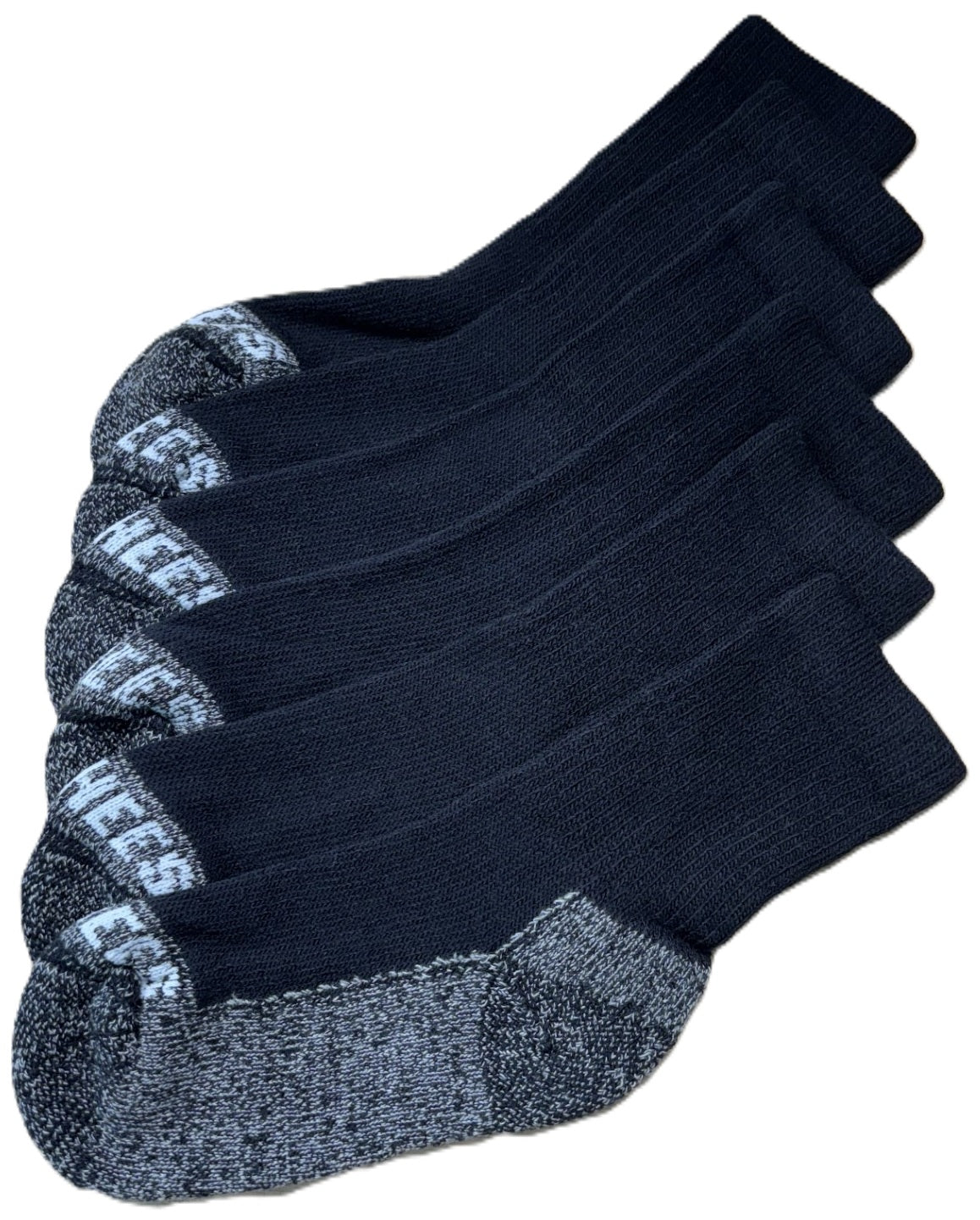 Cushees Comfort™ Crew Socks, Triple Thick w/ grey bottom