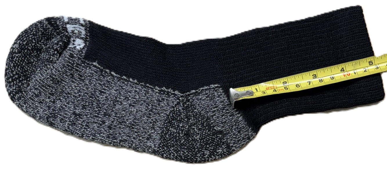 Cushees Comfort™ Crew Socks, Triple Thick w/ grey bottom