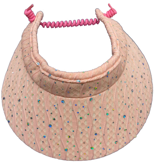 Cushees Comfort™ Sparkle Coil Back Visor (621)